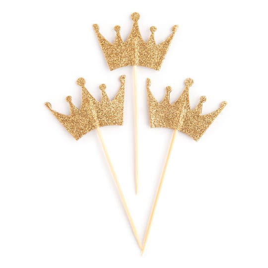 Gold Crown Treat Toppers by Celebrate It®